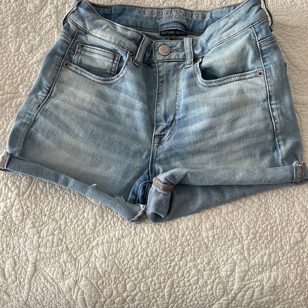 AMERICAN EAGLE Ne(x)t Level Stretch Hi-Rise Shortie - Picture 4 of 13